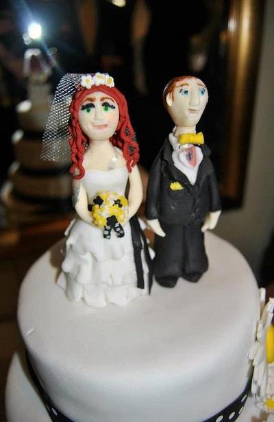 wedding toppers! - Cake by Sue