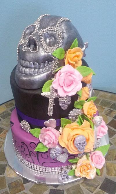 Day of the Dead Birthday Cake - Cake by KarenCakes
