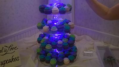The cupcake tower. - Cake by cathlene laughlin