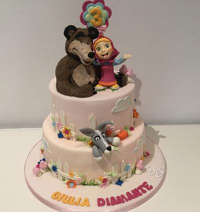 Masha e orso  - Cake by Donatella Bussacchetti