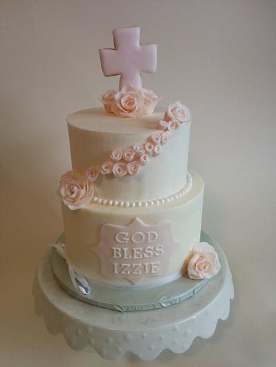 buttercream first communion  - Cake by Cake That Bakery