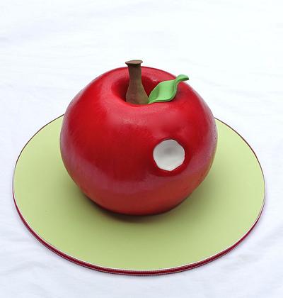 The Apple (From The Very Hungry Caterpillar) - Cake by Alison Lawson Cakes