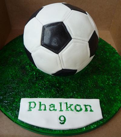 3D Soccer Cake - Cake by Cakery Creation Liz Huber