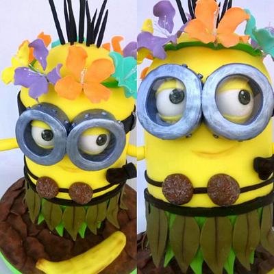 Hawaii-minion 3D - Cake by eve and butter