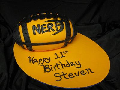 Nerf Football - Cake by Jessica