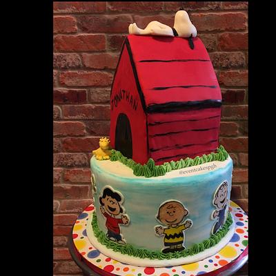 Snoopy Cake - Cake by Cakesburgh (Brandi Hugar)