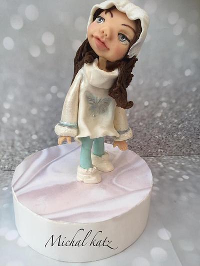 sweet girl topper - Cake by michal katz