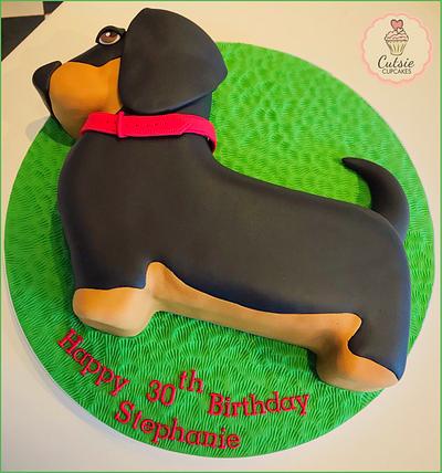Doggy Cake - Cake by Cutsie Cupcakes