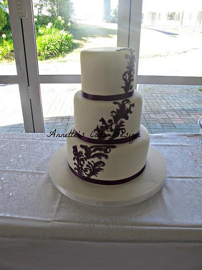 Wedding Cake - Cake by AnnettesCakes