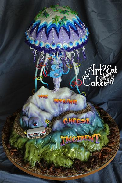String Cheese Incident Jellyfish Cake - Cake by Heather -Art2Eat Cakes- Sherman