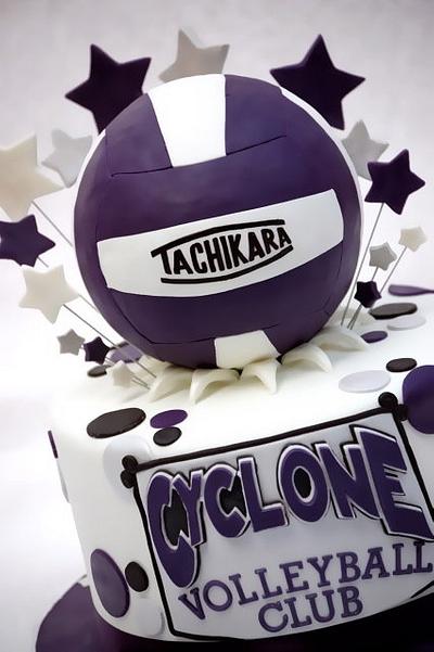 Volleyball - Cake by Lesley Wright