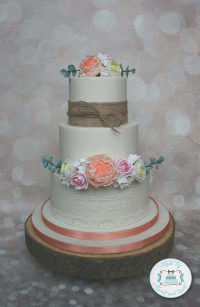 Summer wedding cake - Cake by Mond vol taart