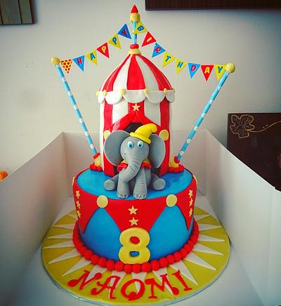 Fun at the circus - Cake by Stacys cakes