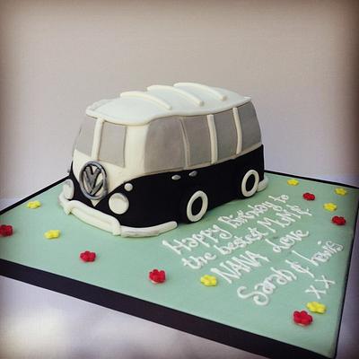 Camper Van Cake - Cake by funkyfabcakes