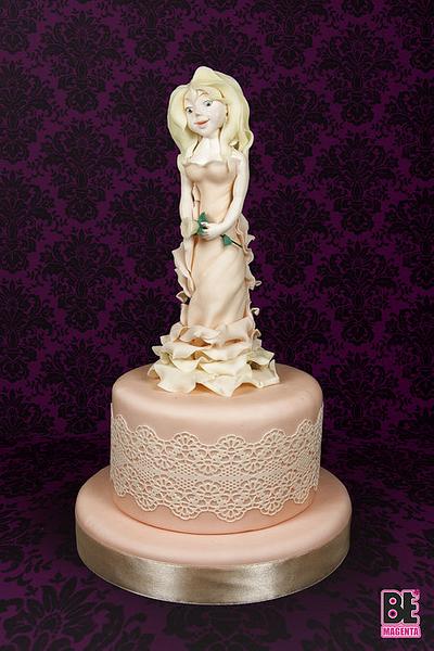 Woman in rose - Cake by Daniela Segantini
