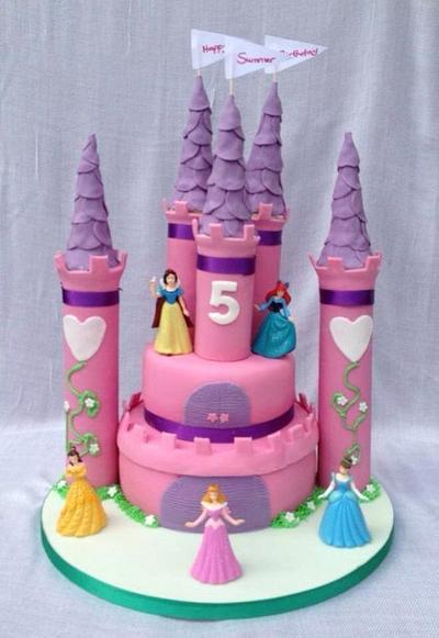 Disney castle princess cake - Cake by SweetDelightsbyIffat