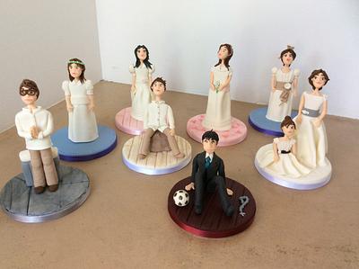 Cake toppers communion  - Cake by Cinta Barrera