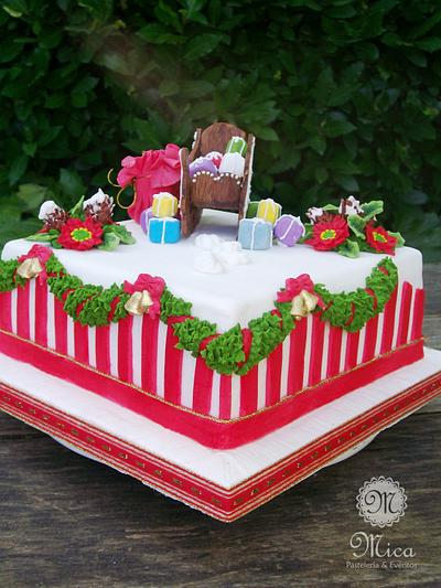 Christmas cake - Cake by Mica - Pastelería & Eventos (Miriam)