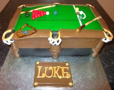 Snooker Loopy!! - Cake by debscakecreations