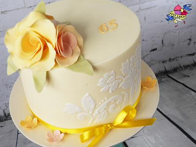 Yellow spring - Cake by Petra Krátká (Petu Cakes)