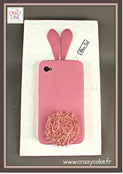 I-Phone bunny - Cake by Crazy Cake