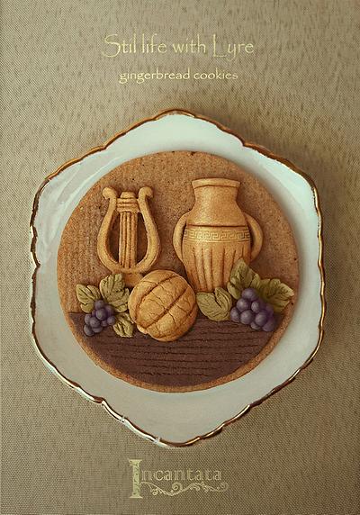 Stil life with Lyre - Cake by Incantata