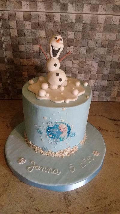 Frozen 💗 Olaf - Cake by MESA DE DULCES de Soledad León