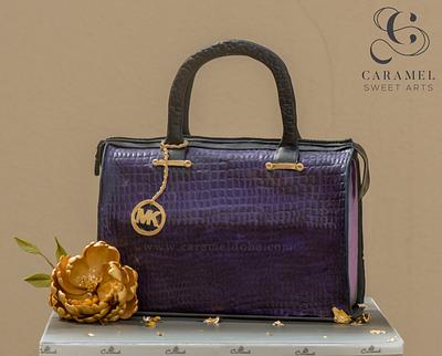 Genuine Alligator Handbag Inspired Cake - Cake by Caramel Doha