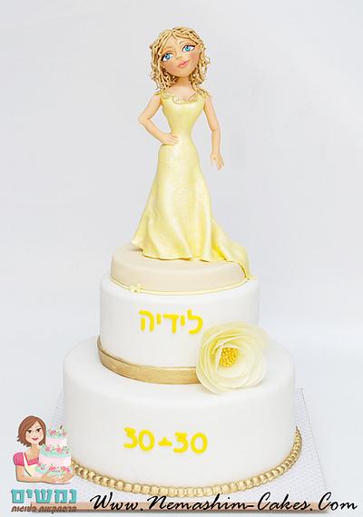 Lidia's 30+30 Birthday cake - Cake by galit