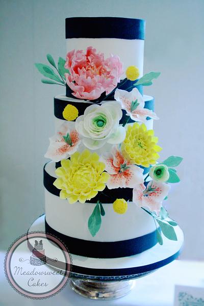 Floral Burst!  - Cake by Meadowsweet Cakes
