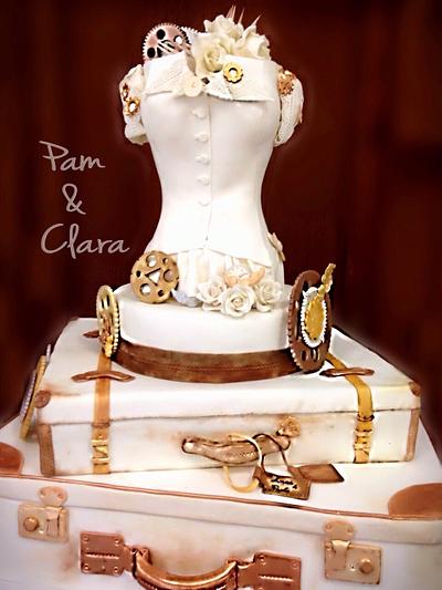 Steampunk Wedding Cake - Cake by Pam Smith's Cakes