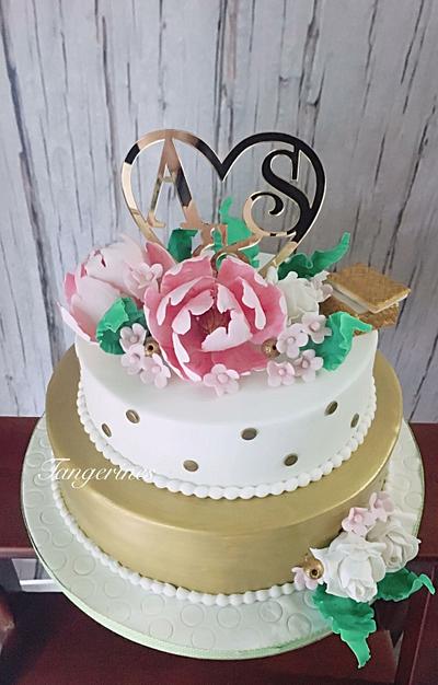 Engagement cake - Cake by tangerine