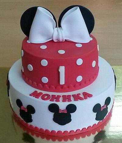 Minnie Mause Cake - Cake by sansil (Silviya Mihailova)