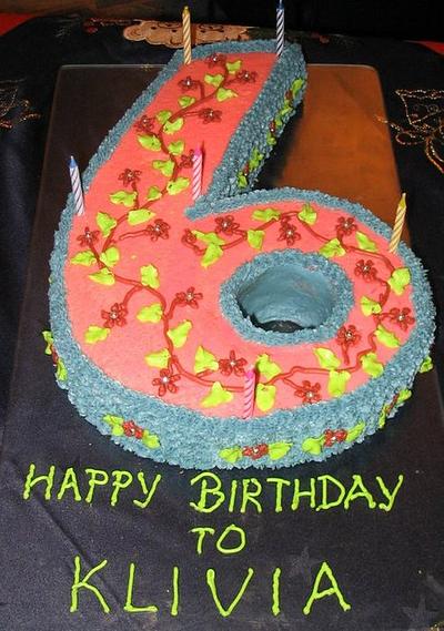 6th Birthday Cake - Cake by Mary Yogeswaran