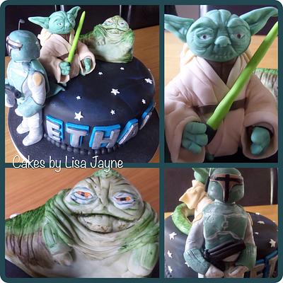 Star Wars cake - Cake by Lisa williams