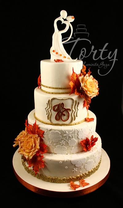 Autumn wedding cake - Cake by Luminita Guzu