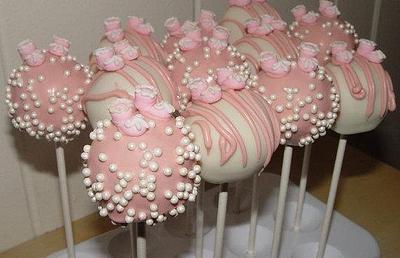Baby Shower Cake Pops - Cake by Jeana Byrd