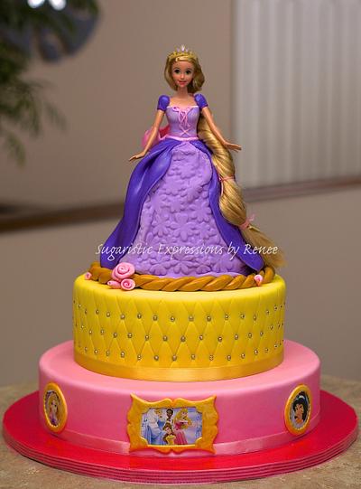 Princess Rapunzel Cake - Cake by Sugaristic Expressions by Renee
