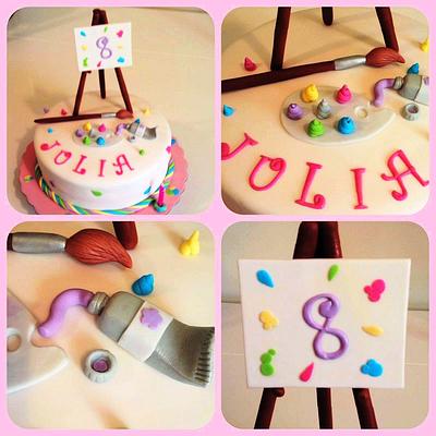 Art Theme Cake - Cake by Easy Party's