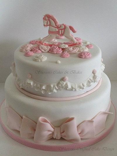 Rocking Horse, Frills & Bows - Cake by Shereen
