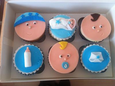 Baby boy cupcakes - Cake by Hellocupcake