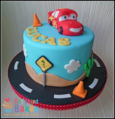 Car's themed cake - Cake by Dollybird Bakes