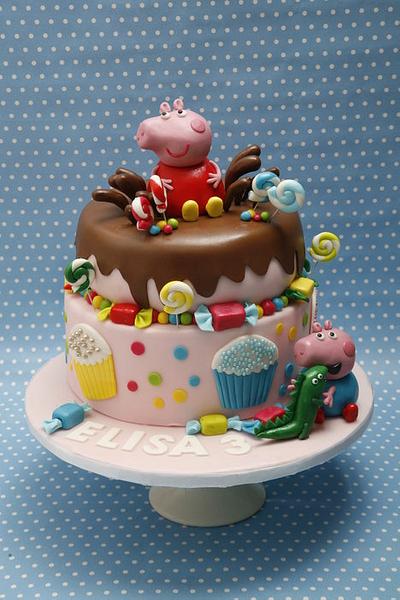 peppa pig and george - Cake by Alessandra