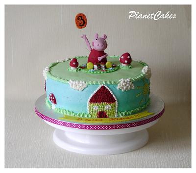Peppa Pig - Cake by Planet Cakes