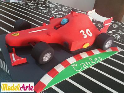 F1 car - Cake by Javier Castander (ModelArte)