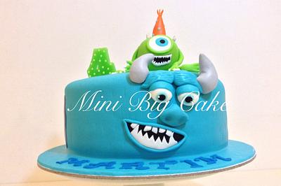 Monsters inc cake  - Cake by Minibigcake
