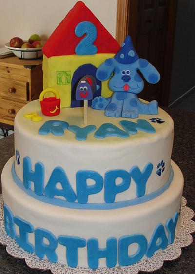 Blues Clues - Cake by pastrychefjodi