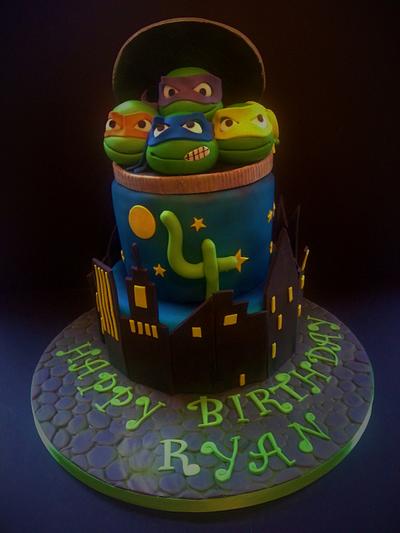 TMNT  - Cake by Kickshaw Cakes