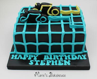 Tron birthday cake - Cake by Marie's Bakehouse