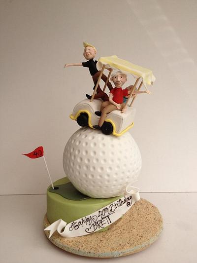 Wild golfers - Cake by Louisa Massignani
